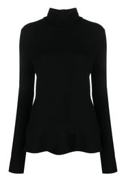 Jil Sander roll-neck knitted jumper - Nero