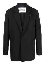 Jil Sander brooch-detail blazer - Nero