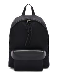 Jil Sander logo-debossed zipped backpack - Nero