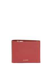 Jil Sander bi-fold leather wallet - Rosso