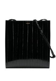 Jil Sander medium Tangle leather bag - Nero