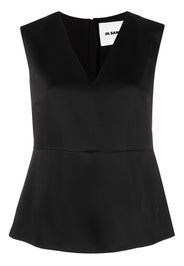 Jil Sander V-neck tank top - Nero