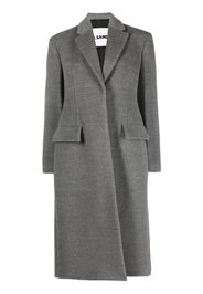 Jil Sander virgin-wool single-breasted coat - Grigio