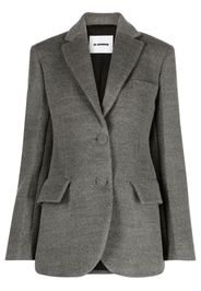 Jil Sander virgin-wool single-breasted blazer - Grigio