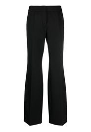 Jil Sander wool-cotton wide-leg trousers - Nero