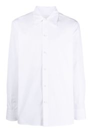 Jil Sander pointed-collar organic-cotton shirt - Bianco