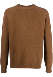 Jil Sander fine-knit wool-cashmere jumper - Marrone