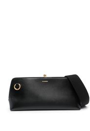 Jil Sander small Goji leather shoulder bag - Nero