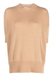 Jil Sander knitted cashmere top - Arancione