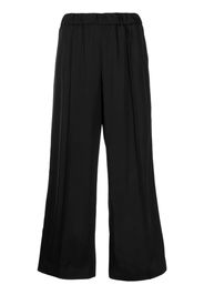 Jil Sander pressed-crease elasticated-waist trousers - Nero