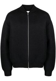 Jil Sander Bomber con maniche a spalla bassa - Nero