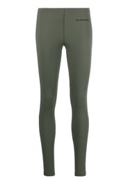 Jil Sander Leggings con stampa - Verde