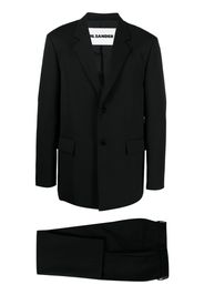 Jil Sander single-breasted straight-leg suit - Nero