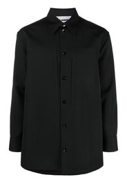 Jil Sander long-sleeve wool shirt - Nero