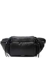 Jil Sander logo-print padded belt bag - Nero