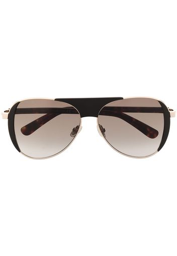 Jimmy Choo Eyewear Occhiali da sole modello aviator Rave - Marrone