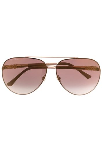 Jimmy Choo Eyewear Occhiali da sole modello aviator Grays - Rosa