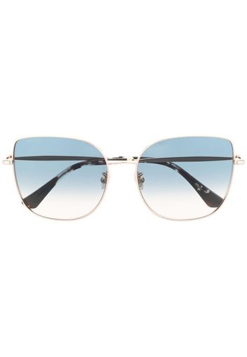 Jimmy Choo Eyewear Fanny oversize-frame sunglasses - Oro