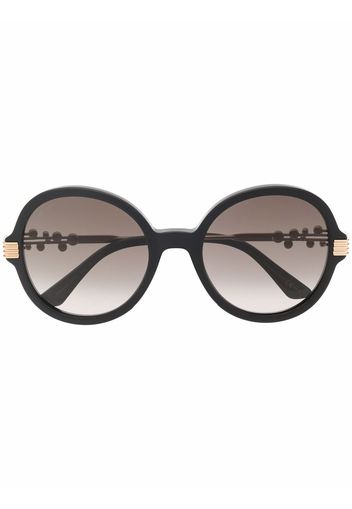 Jimmy Choo Eyewear Andria round frame sunglasses - Nero