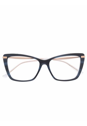 Jimmy Choo Eyewear Occhiali cat-eye con strass - Blu