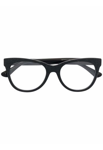 Jimmy Choo Eyewear Occhiali da sole cat-eye - Nero