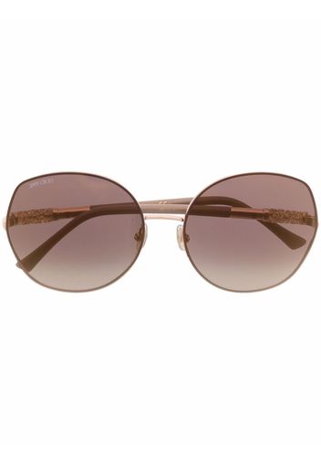 Jimmy Choo Eyewear Occhiali da sole oversize - Rosa