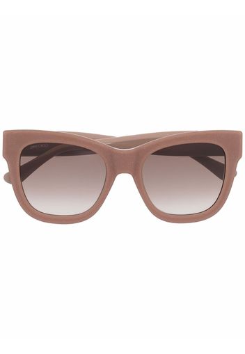 Jimmy Choo Eyewear Occhiali da sole Jans oversize - Rosa