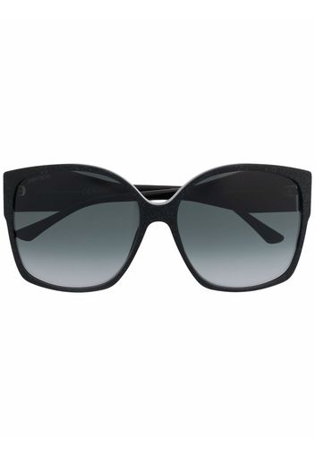 Jimmy Choo Eyewear Occhiali da sole oversize - Nero