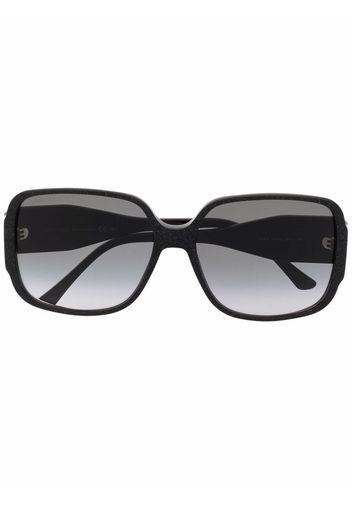 Jimmy Choo Eyewear Occhiali da sole oversize - Nero