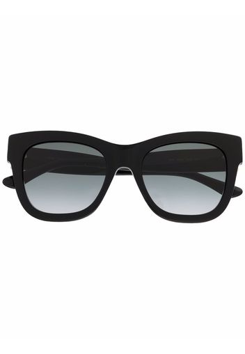 Jimmy Choo Eyewear Occhiali da sole tondi oversize - Nero