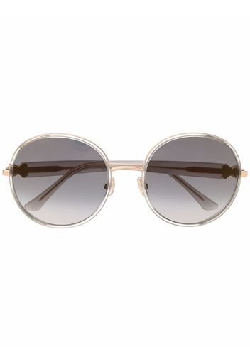 Jimmy Choo Eyewear Occhiali da sole oversize - Grigio