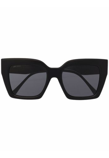 Jimmy Choo Eyewear Occhiali da sole oversize - Nero