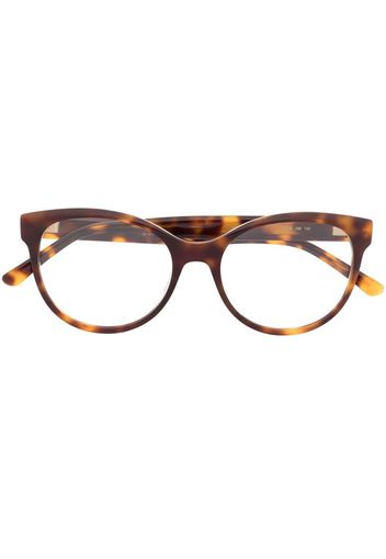 Jimmy Choo Eyewear Occhiali con effetto tartarugato - Marrone