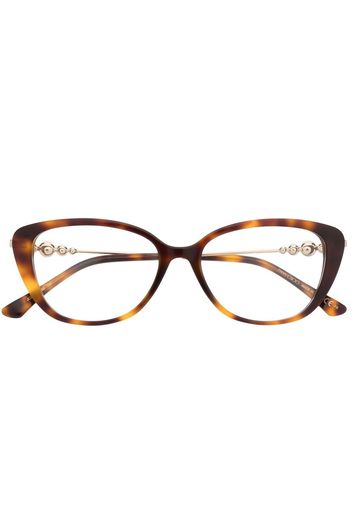 Jimmy Choo Eyewear Occhiali cat-eye - Marrone