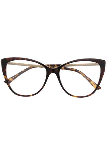 Jimmy Choo Eyewear Occhiali cat-eye - Marrone