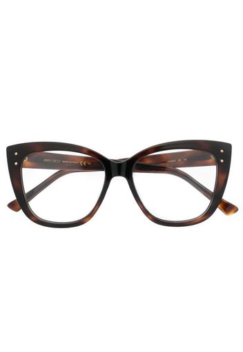 Jimmy Choo Eyewear Occhiali cat-eye - Marrone