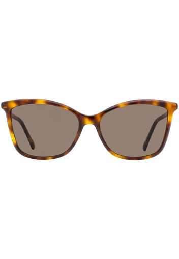 Jimmy Choo Eyewear Ba tortoiseshell-frame sunglasses - Marrone