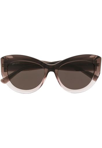 Jimmy Choo Eyewear Xena cat-eye sunglasses - Marrone