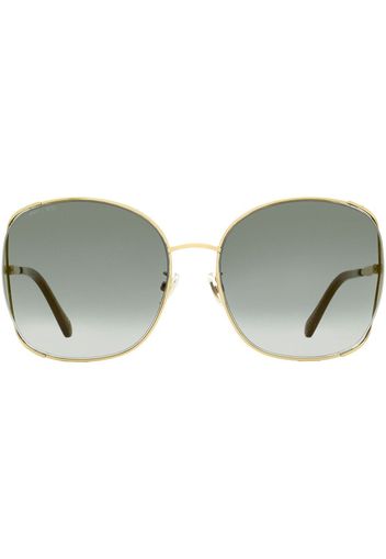 Jimmy Choo Eyewear Occhiali da sole Tinka squadrati - Oro