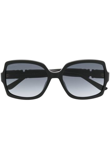 Jimmy Choo Eyewear Sammi oversized sunglasses - Nero