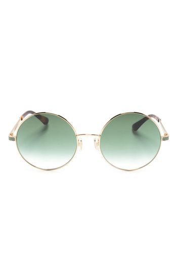 Jimmy Choo Eyewear Occhiali tondi - Oro