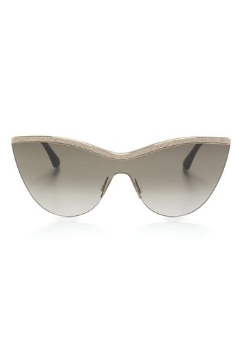 Jimmy Choo Eyewear Occhiali da sole oversize - Oro