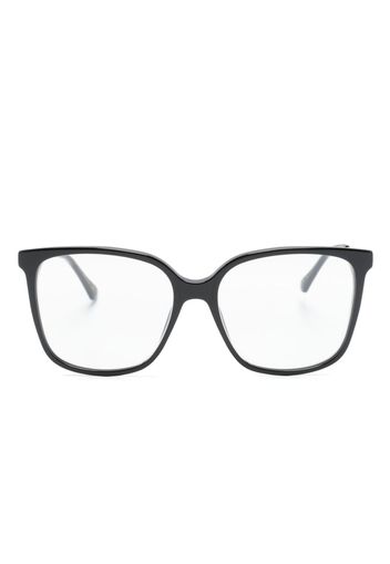 Jimmy Choo Eyewear Occhiali squadrati con decorazione - Nero