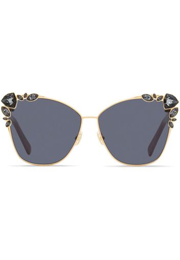 Jimmy Choo Eyewear Kyla 25th Anniversary sunglasses - DDBIR Gold-Copper