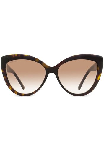 Jimmy Choo Eyewear Occhiali da sole Sinnie cat-eye - 086HA HAVANA