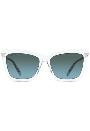 Jimmy Choo Eyewear Occhiali da sole Sady rettangolari - 900I7 Crystal