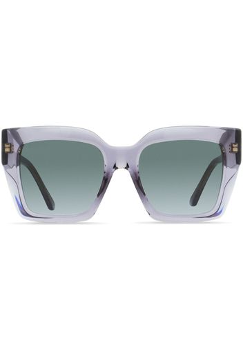 Jimmy Choo Eyewear Occhiali da sole Eleni squadrati - R6S9O Transparent Gray