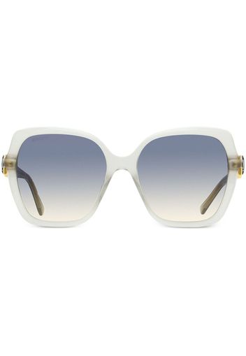 Jimmy Choo Eyewear Occhiali da sole Manon oversize - KB7FF Transparent Gray