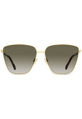 Jimmy Choo Eyewear Occhiali da sole Lavi oversize - 06JHA Gold/Havana