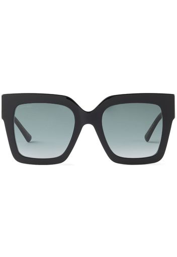 Jimmy Choo Eyewear Edna square-frame sunglasses - Nero